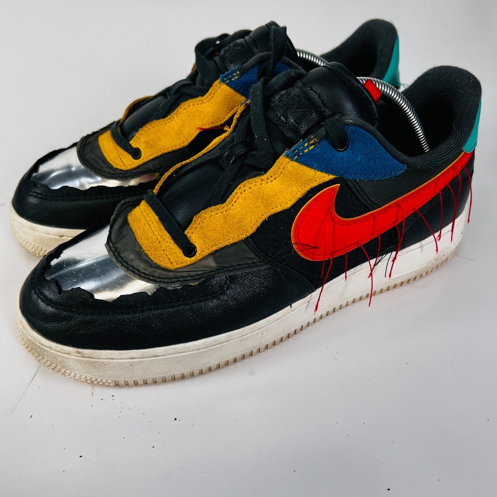 Nike Air Force 1 Low BHM 2020‎ MultiColor CT5534-001 Sz 9.5